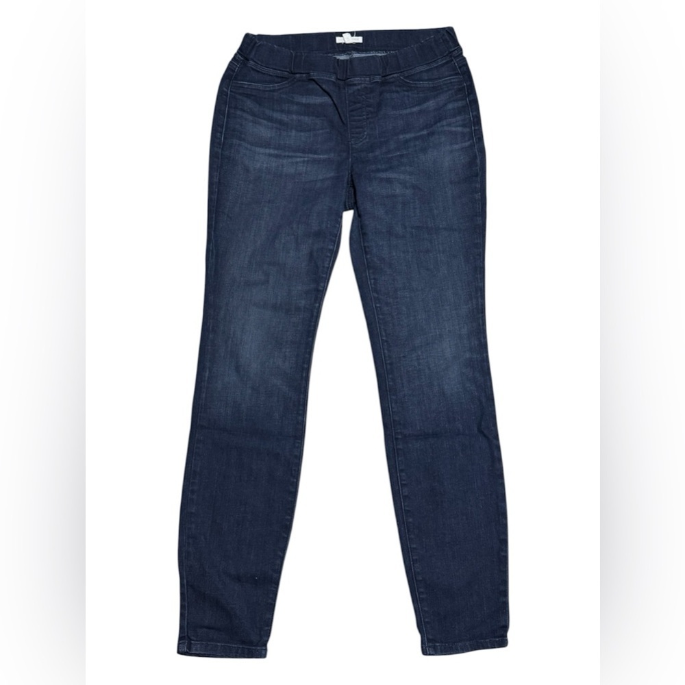 065 EILEEN FISHER Women's High Rise Organic Cotton Denim Jeggings - Blue, Small
